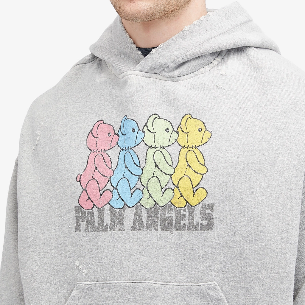 Palm Angels Men's Crossroad Bears Popover Hoodie Multi